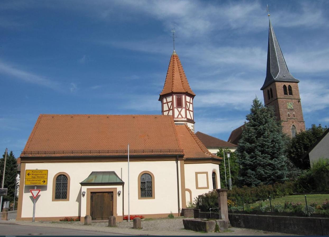 Bischweier Ferienwohnung Zwischen Rhein Und Schwarzwald מראה חיצוני תמונה
